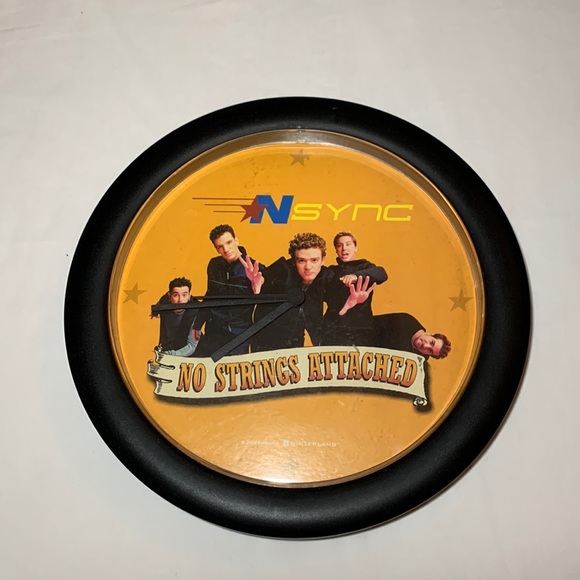 NSYNC No Strings Attached Wall Clock - Picture 1 of 3